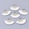 Polycotton(Polyester Cotton) Tassel Pendants Decorations FIND-S302-11O-1