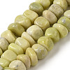 Natural Lemon Jade Beads Strands G-B078-G03-01-2
