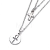 Non-Tarnish 304 Stainless Steel Tiered Necklaces NJEW-JN02350-02-2