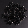 Natural Black Stone Pendants LS-G-PW0006-02P-09-1