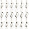 30Pcs Alloy Pendant Decorations HJEW-YW00475-2