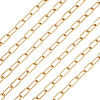 Ion Plating(IP) 304 Stainless Steel Paperclip Chains YS-TAC0003-02G-3