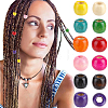 660Pcs 11 Colors Dyed Natural Maple Wood Beads WOOD-PA0001-61A-1