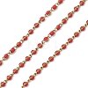 304 Stainless Steel Enamel Twisted Chains STAS-R100-40G-05-1