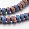 Electroplate Non-magnetic Synthetic Hematite Bead Strands G-F300-48B-F02-1