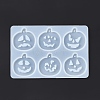 Halloween Pumpkin Silicone Pendant Molds DIY-E055-23-3