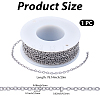 20M 304 Stainless Steel Cable Chains CHS-BM0001-01-2