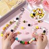 70Pcs 10 Styles Silicone Focal Beads SIL-SZ0002-31-5