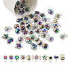 CHGCRAFT 60Pcs 10 Styles Acrylic Beads MACR-CA0001-39-1
