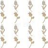 SUPERFINDINGS 16Pcs 2 Style  Rack Plating Alloy Pendants PALLOY-FH0001-80-1