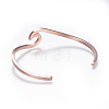 304 Stainless Steel Cuff Bangles BJEW-G611-01-4
