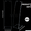 Acrylic Necklace Display Stands NDIS-WH0003-015A-2