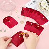 12Pcs Velvet Jewelry Storage Bags with Snap Button for Earrings Rings Bracelets ABAG-UN0001-17B-4