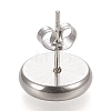 Non-Tarnish 304 Stainless Steel Stud Earring Settings LS-X-STAS-K202-05D-P-3