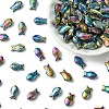 100Pcs Electroplate Transparent Glass Beads EGLA-YW0005-28H-1