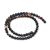 Natural Black Agate Beads Strands X-G-L555-04-6mm-4