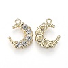 Alloy Jewelry Crystal Rhinestone Pendants X-PALLOY-Z001-22LG-2