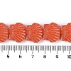 Synthetic Coral Dyed Carved Beads Strands CORA-K009-05B-02-4