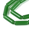Imitation Jade Glass Beads Strands X-GLAA-N070-01A-B05-3