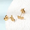304 Stainless Steel Stud Earrings SA-CBABF3F-14G-04-2