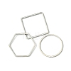 60Pcs 3 Styles Brass Linking Rings KK-YW0002-35-2