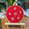 Christmas Snowflake DIY Embroidery Kits PW-WGCD52B-01-1