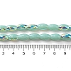 AB Color Plated Electroplate Beads Strands X-EGLA-H104-03E-4