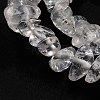 Transparent Crackle Glass Beads Strands GLAA-U004-01J-3