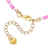 Natural Freshwater Shell Dyed Beaded Bracelets for Women BJEW-JB13405-5