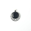 Natural Obsidian Pendants PW-WGDEB18-05-1