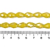 Opaque Solid Color Electroplate Glass Beads Strands EGLA-N013-P6mm-B06-4