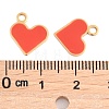 304 Stainless Steel Enamel Charms STAS-L022-483G-04-3