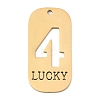 304 Stainless Steel Pendants STAS-D200-02E-G-1