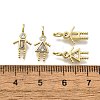 Brass Micro Pave Cubic Zirconia Pendants LS-KK-D339-02G-04-3