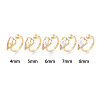Heart Brass Micro Pave Clear Cubic Zirconia Cuff Rings Setting KK-T079-53G-4