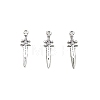 Tibetan Style Alloy Pendants PW-WGD50FB-01-2