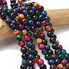 Natural Tiger Eye Beads Strands G-G101-8mm-6-1