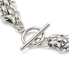 304 Stainless Steel Chain Necklaces NJEW-P298-01A-P-3