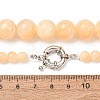 Natural Yellow Jade Graduated Beaded Necklaces GG-CBAA808-01P-5