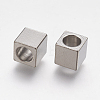 Tarnish Resistant 201 Stainless Steel European Beads STAS-F195-106P-2