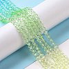 Transparent Glass Beads Strands GLAA-L045-01B-04-3