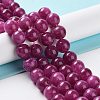 Dyed Natural Malaysia Jade Beads Strands G-G021-02C-03-2