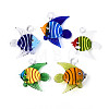 Handmade Lampwork Pendants LAMP-T025-02M-1