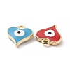 Alloy Enamel Charms ENAM-G213-19LG-3