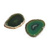 Dyed & Heated Natural Agate Slice Big Pendants GG-CBAAF67-02F-2