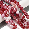 Natural Striped Agate/Banded Agate Beads Strands G-Z060-A01-B15-2