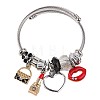 Adjustable Stainless Steel European Bangles FS-WG86543-01-2