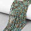 Natural Turquoise Beads Strands G-K366-G01-2mm-1