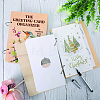 SUPERDANT 1 Set Wooden 2-Ring Loose Leaf Binder Postcard Phote Album Cover DIY-SD0001-02A-6