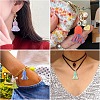 10Pcs 10 Colors Cotton Tassel Pendants FIND-YW0011-74-6